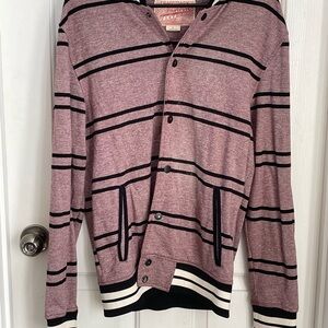 Vintage Striped Maroon Jacket